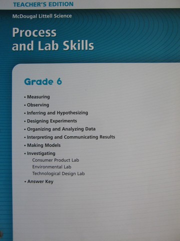 (image for) ML Science 6 Process & Lab Skills TE (TE)(P)