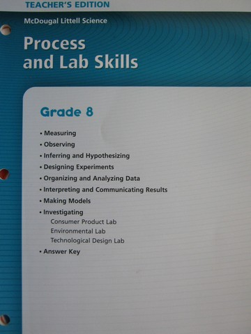 (image for) ML Science 8 Process & Lab Skills TE (TE)(P)