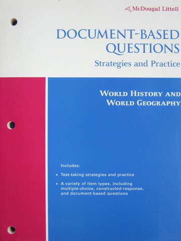 (image for) World History & World Geography Document-Based Questions (P)
