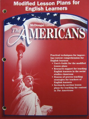 (image for) Americans Modified Lesson Plans for English Learners (P)