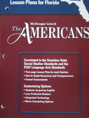 (image for) Americans Lesson Plans for Florida (FL)(P)