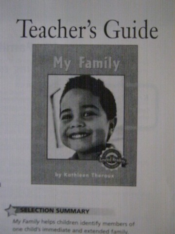(image for) HM Leveled Readers K My Family TG (TE)(P) by Theroux