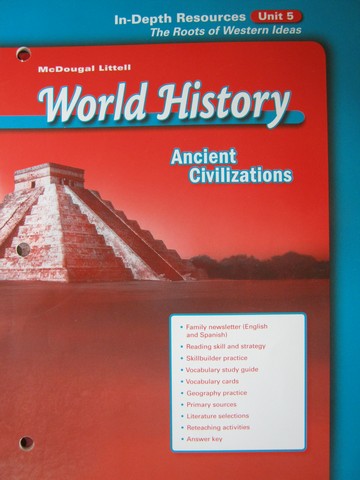 (image for) Ancient Civilizations In-Depth Resources Unit 5 (P) - Click Image to Close