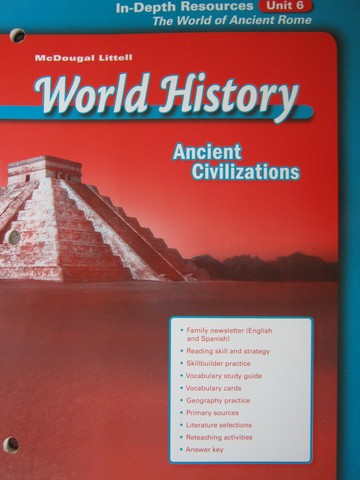 (image for) Ancient Civilizations In-Depth Resources Unit 6 (P) - Click Image to Close