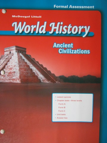 (image for) Ancient Civilizations Formal Assessment (P)