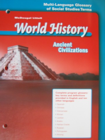 (image for) Ancient Civilizations Multi-Language Glossary of Social Studies Terms (P)