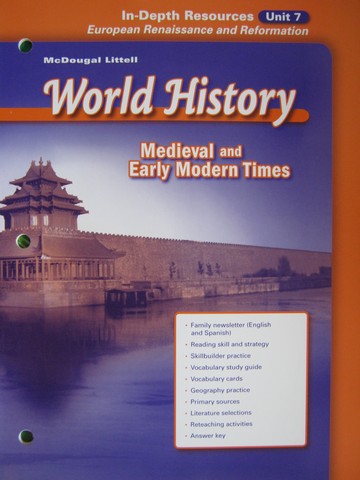 (image for) Medieval & Early Modern Times In-Depth Resources Unit 7 (P)