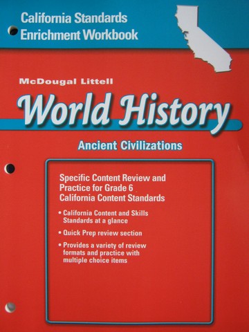(image for) Ancient Civilizations Standards Enrichment Workbook (CA)(P)