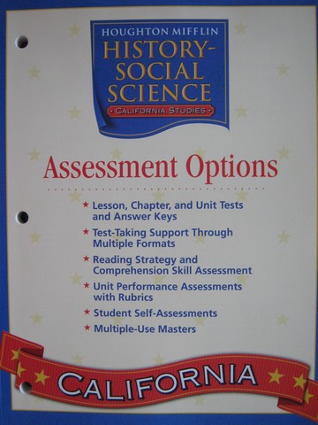 (image for) California Studies 4 Assessment Options (CA)(P)