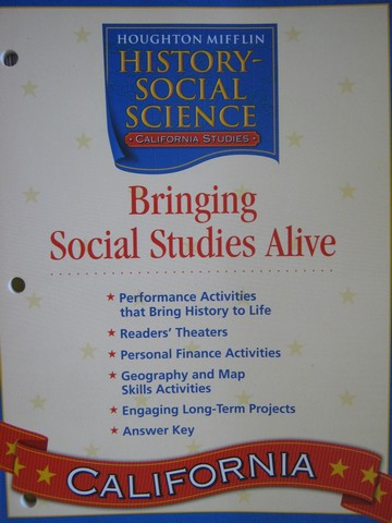 (image for) California Studies 4 Bringing Social Studies Alive (CA)(P)