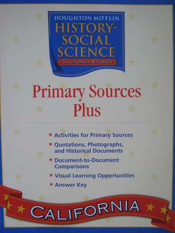 (image for) California Studies 4 Primary Sources Plus (CA)(P)