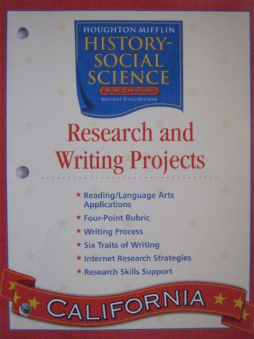 (image for) Ancient Civilizations 6 Research & Writing Projects (CA)(P)