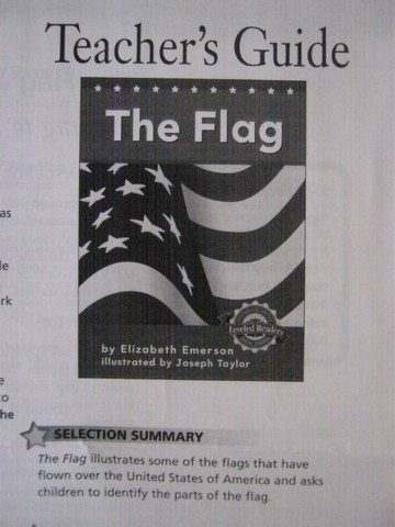 (image for) HM Leveled Readers K The Flag TG (TE)(P) by Elizabeth Emerson