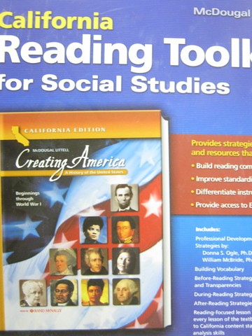 (image for) Creating America California Reading Toolkit (CA)(Binder)