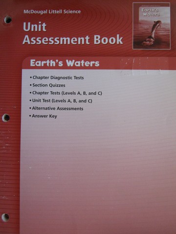 (image for) Earth's Waters Unit Assessment Book (P)
