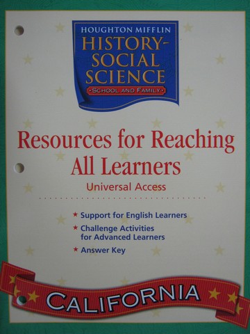 (image for) School & Family 1 Resources for Reaching All Learners (CA)(P)