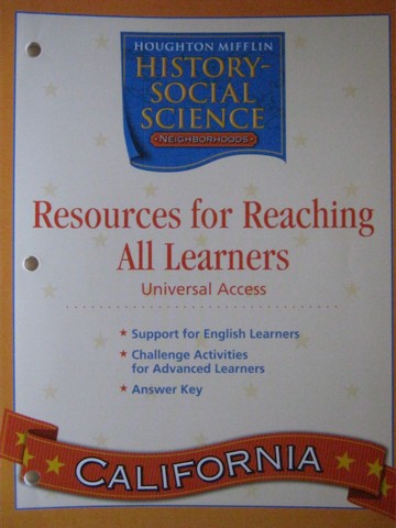 (image for) Neighborhoods 2 Resources for Reaching All Learners (CA)(P)