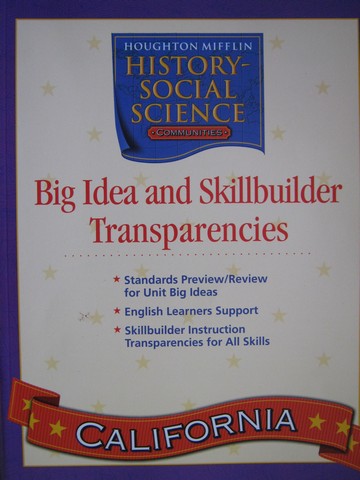 (image for) Communitites 3 Big Idea & Skillbuilder Transparencies (CA)(P)