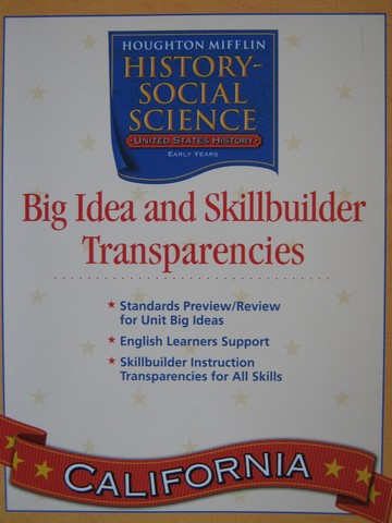 (image for) United States History Early Years Big Idea & Skillbuilder (CA)(P