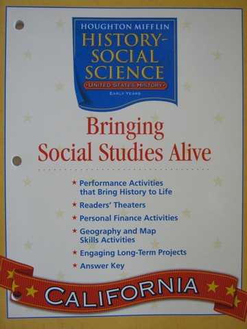(image for) United States History 5 Bringing Social Studies Alive (CA)(P)