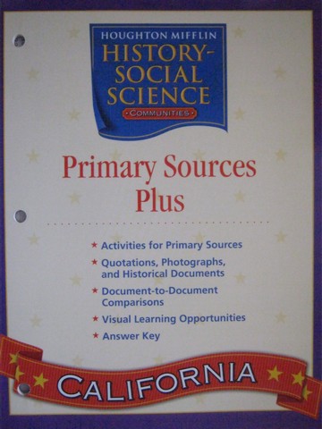 (image for) Communities 3 Primary Sources Plus (CA)(P)