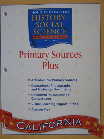 (image for) United States History 5 Primary Sources Plus (CA)(P)