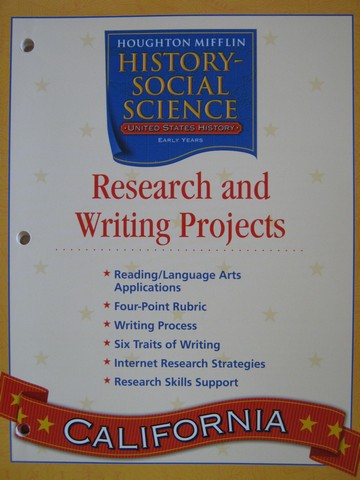 (image for) United States History 5 Research & Writing Projects (CA)(P)