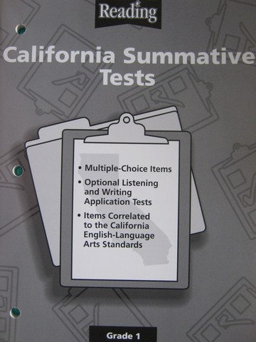 (image for) Reading 1 California Summative Tests BLM (CA)(P)