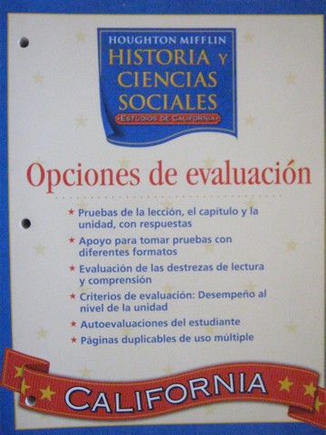 (image for) Historia y ciencias sociales 4 Opciones de Evaluacion (CA)(P)