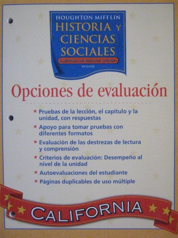 (image for) Historia y Ciencias Sociales 5 Opciones de Evaluacion (CA)(P)