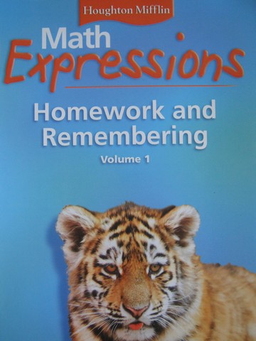 (image for) Math Expressions 2 Homework & Remembering Volume 1 (P)