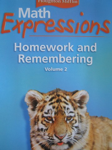 (image for) Math Expressions 2 Homework & Remembering Volume 2 (P)