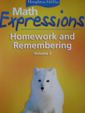 (image for) Math Expressions 4 Homework & Remembering Volume 2 (P)