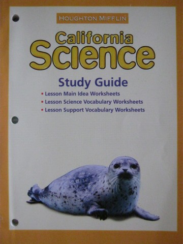 (image for) California Science 5 Study Guide with Answers (CA)(P)