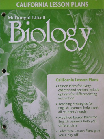 (image for) Biology California Lesson Plans (CA)(P) - Click Image to Close