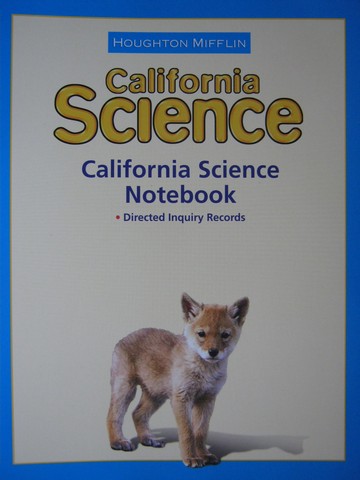 (image for) California Science K Science Notebook (CA)(P)