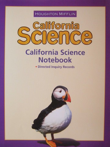 (image for) California Science 3 Science Notebook (CA)(P)
