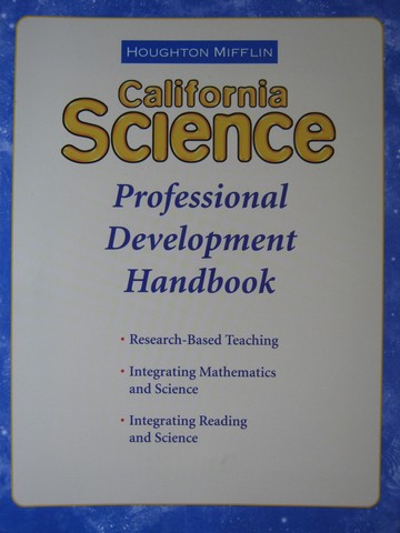 (image for) California Science K-6 Professional Development Handbook (P)