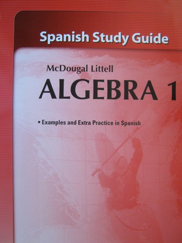 (image for) Algebra 1 Spanish Study Guide (P)