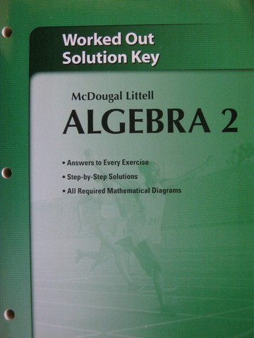(image for) ML Algebra 2 Worked Out Solution Key (P) by Larson, Boswell,