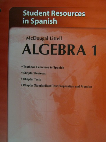 (image for) Algebra 1 Student Resources in Spanish (P) by Larson,