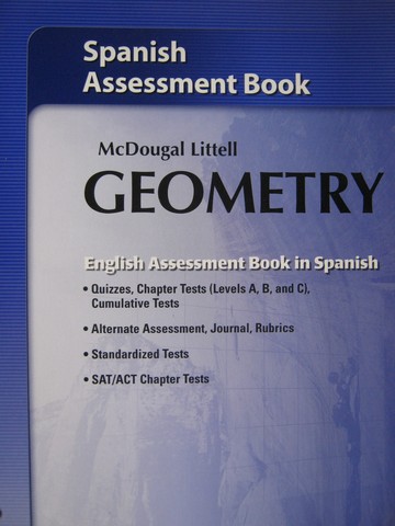 (image for) ML Geometry Spanish Assessment Book (P) by Larson, Boswell,