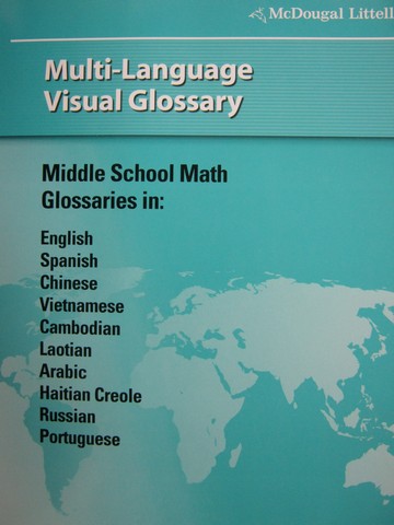 (image for) Middle School Math Multi-Language Visual Glossary (P)