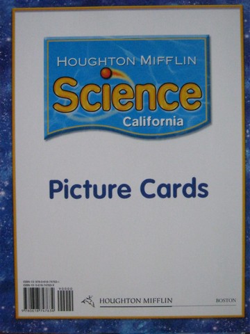 (image for) California Science K Picture Cards (CA)(Pk)