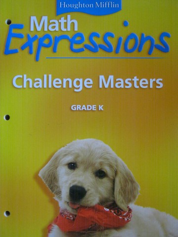 (image for) Math Expressions K Challenge Masters (P) by Karen C Fuson