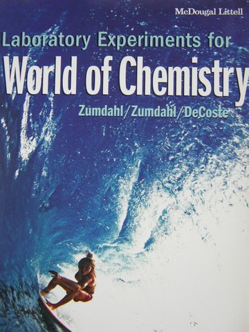 (image for) World of Chemistry Lab Experiments (P) by Zumdahl, Zumdahl