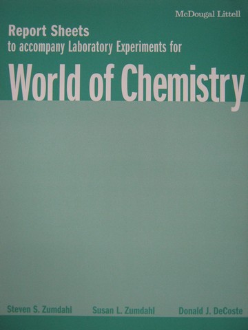 (image for) World of Chemistry Laboratory Experiments Report Sheets (P)