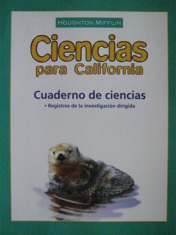 (image for) Ciencias para California 1 Cuaderno de ciencias (CA)(P)