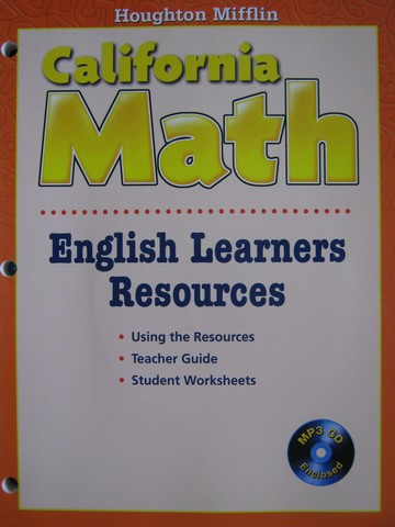 (image for) California Math 2 English Learners Resources (CA)(P)