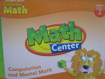 (image for) California Math Math Center 2 Computation & Mental Math (Spiral)